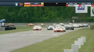 Pirelli World Challenge (Sprint-X) 2017. Race 1 Lime Rock Park. Restart & Last Laps