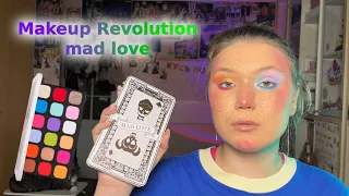 Makeup revolution x DC mad love | Крутая бюджетная цветастая палетка | качество стало лучше