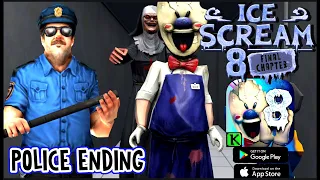 🍦ICE SCREAM 8 UPDATE 🚓POLICE ENDING | Ice Scream 8 Update.