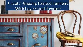 Create Amazing Painted Furniture With Layers and Texture | Changing Table Turned Dresser Makeover