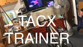 TACX Smart Cycle Trainer REVIEW with RGT @Lunatic Painter