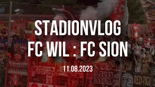 FC Wil : FC Sion 🔥| Stadionvlog | 11.08.2023