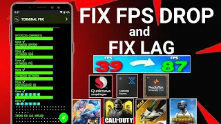 How To Fix FPS Drop & Stable FPS Performance ! Max FPS Fix Lag - No Root