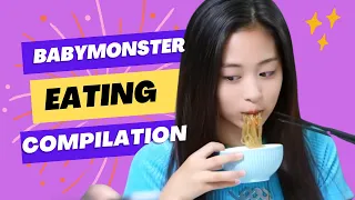 BABYMONSTER | Eating Compilation Part 1