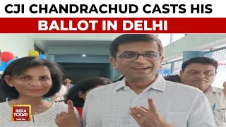 Lok Sabha Election 2024: CJI DY Chandrachud Casts His Ballot In Delhi | India Today News
