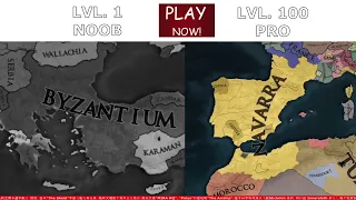 Eu4 but it's a Mobile Game AD