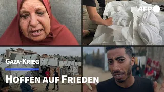 "Gebe Gott Frieden": Menschen in Rafah müde vom Krieg | AFP