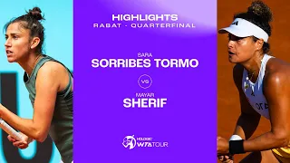 Sara Sorribes Tormo vs. Mayar Sherif | 2024 Rabat Quarterfinal | WTA Match Highlights