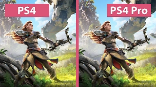 4K UHD | Horizon Zero Dawn – PS4 vs. PS4 Pro 4K Mode Graphics Comparison