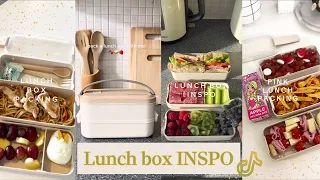 Aesthetic uni lunchbox ideas || ASMR || Tiktok compilation🌯🍒✨