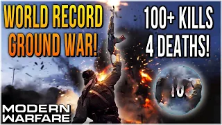 WORLD RECORD: 100+ Kills in Ground War (32 vs 32 Mode in Modern Warfare)