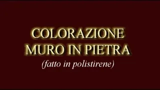 TUTORIAL 5: Colorazione muro di pietra in polistirene