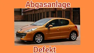 Abgasanlage defekt Peugeot
