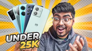 Top 5 Best Smartphones Under ₹25000 Budget⚡