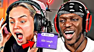 KSI's Hilariously Trolling Talia Mar on Twitch🤣👀