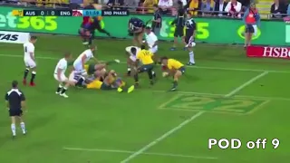 Australia attacking formation using POD system 1-3-3-1