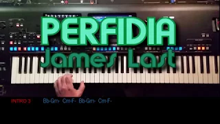 Perfidia - James Last, Cover, mit titelbezogenem Style auf Yamaha Genos