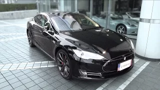 テスラ モデルS P85  中古車試乗インプレッション   TESLA MODEL S P85