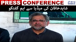 Shahid Khaqan Abbasi - Press Conference - #SAMAATV - 20 Dec 2021