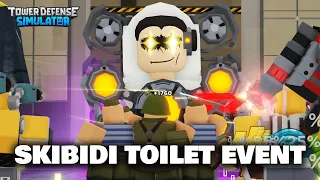 Beating The New Skibidi Toilet Event! Tower Defense Simulator | Roblox