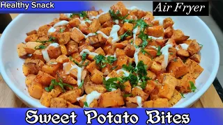 Sweet Potato Air Fryer Recipe for a Healthy Snack @EktasKitchen