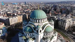 Άγιος Σάββας Βελιγράδι | Saint Sava Belgrade | Drone