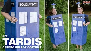 DIY TARDIS - How-To Create a Costume from a Cardboard Box