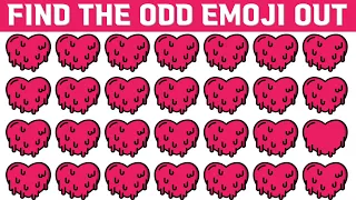 HOW GOOD ARE YOUR EYES | Find the odd emoji | Emoji Puzzle Quiz #60