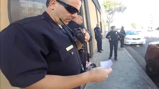 LAPD Foot Patrol in San Pedro