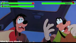 A Goofy Movie (1995) Bigfoot Chase with healthbars