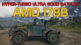 ULTRA HYPER-TURBO GOOD BATTLES! Guess how much XP i got! AMD 178B | World of Tanks