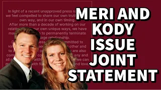 Sister Wives - Kody And Meri Make Joint OFFICIAL Split Announcement!