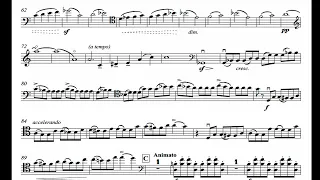 Saint-Saens  Cello Concerto No.1 in A minor Op.33 (solo cello partition with score)