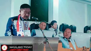 Dr. Shürhozelie Liezietsu retiring from NPF / Traditional CEC meeting held at Kohima.