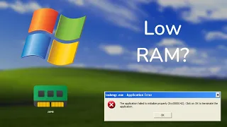 What's the least RAM that Windows XP needs?