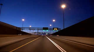 I-95 & I-395 to Baltimore (At Dusk)