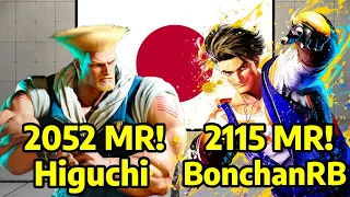 🔥 STREET FIGHTER 6 ➥ Higuchi ひぐち (GUILE ガイル) VS. BonchanRB (LUKE) 4K MASTER RANKS 🔥