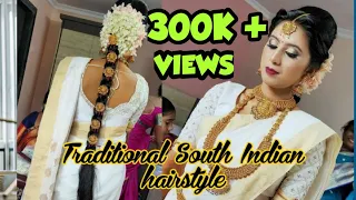 Real Bridal hairstyle | South Indian bridal hairstyles | by savipawar makeovers