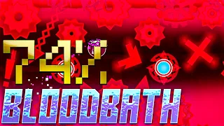 Bloodbath 74%  (0-74%)  Geometry Dash  SAYODEVICE O3C PROGRESS