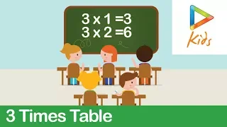 Learn Multiplication Table Of 3 | Easy Tables For Kids | Hungama Kids