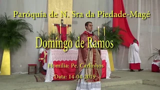 Homilia Pe Carlinhos - Domingo de Ramos 14-04-2019