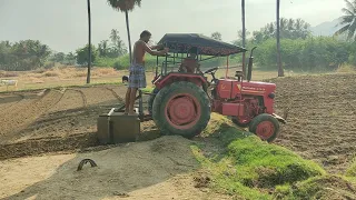 Mahindra 415 di tractor goes to lettuce🥦or solam land single par making video | mohantractor'slife