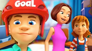 Katya and Tom Thomas' Hockey Battle! | The Fixies | Animation for Kids