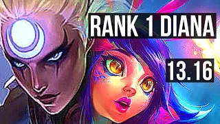 DIANA vs NEEKO (MID) | Rank 1 Diana, 6/0/4, 600+ games, Dominating, Rank 27 | NA Challenger | 13.16