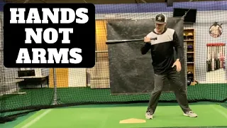 Use Your Hands Not Arms | Baseball Hitting Tips