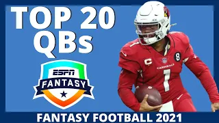2021 Fantasy Football Rankings - Top 20 Quarterback Fantasy Football Rankings