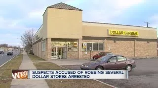 Arrests made in connection to dollar store robberies in Detroit