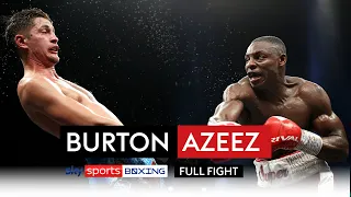 FULL FIGHT! | Dan Azeez vs Hosea Burton | Brutal Stoppage! 🥊