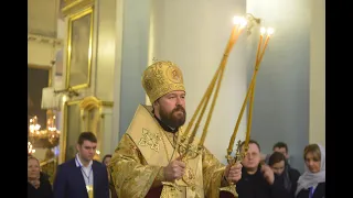 Прямая трансляция. Божественная литургия. Митрополит Иларион.  03.02.19