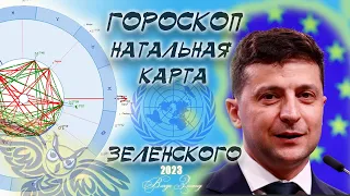 НАТАЛЬНАЯ КАРТА - гороскоп ЗЕЛЕНСКОГО В.А.